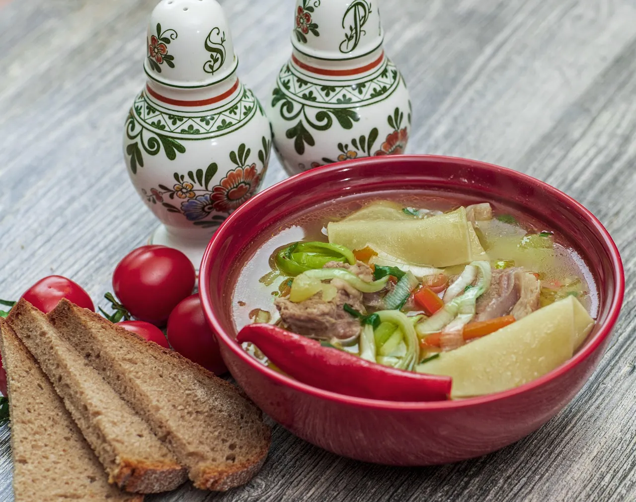Spicy Zucchini Potato Soup - Tastemaker Blog