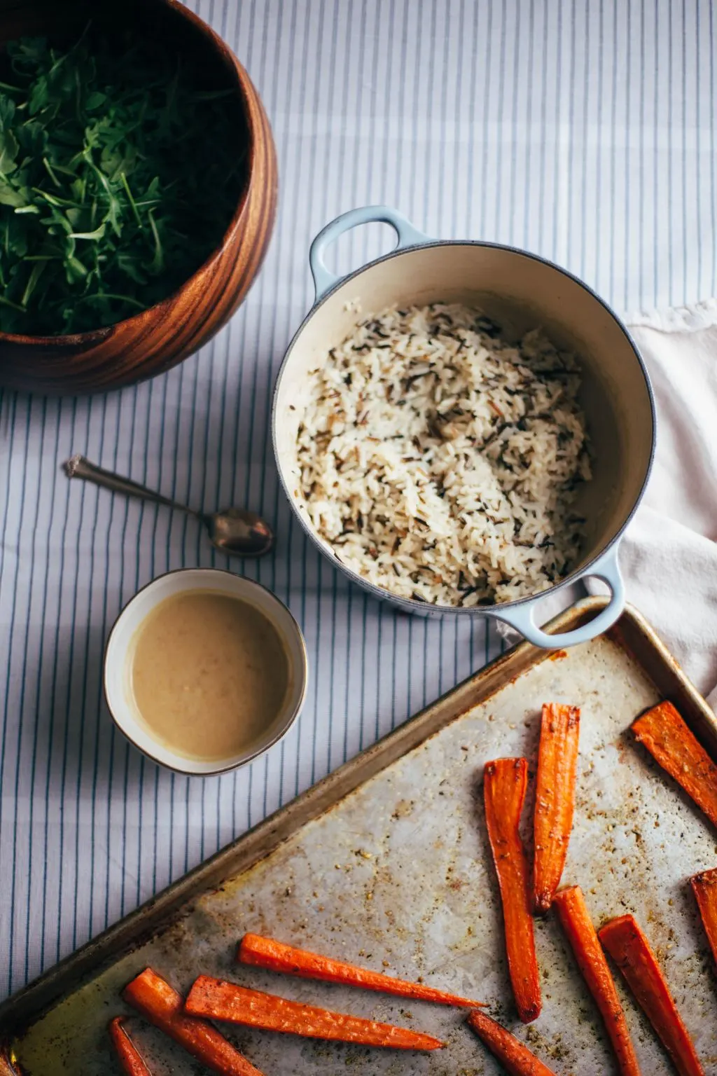 Roasted Carrot Tahini Salad - Tastemaker Blog