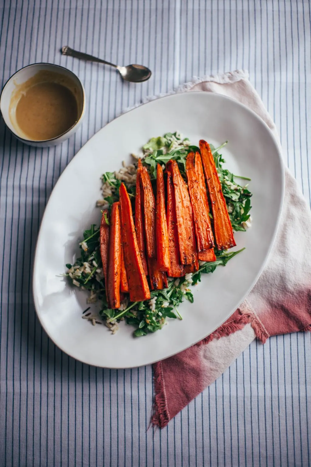 Roasted Carrot Tahini Salad - Tastemaker Blog