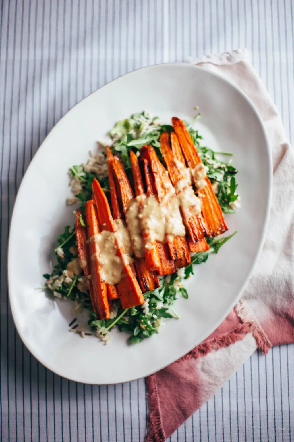 Roasted Carrot Tahini Salad - Tastemaker Blog