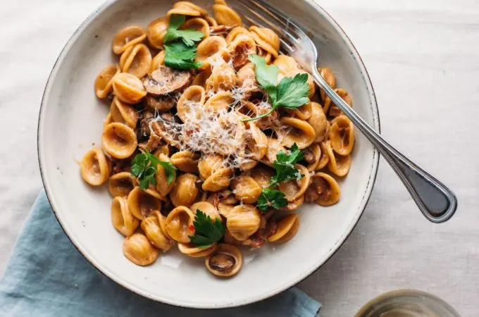 Miso Butter and Mushroom Orecchiette - Tastemaker Blog