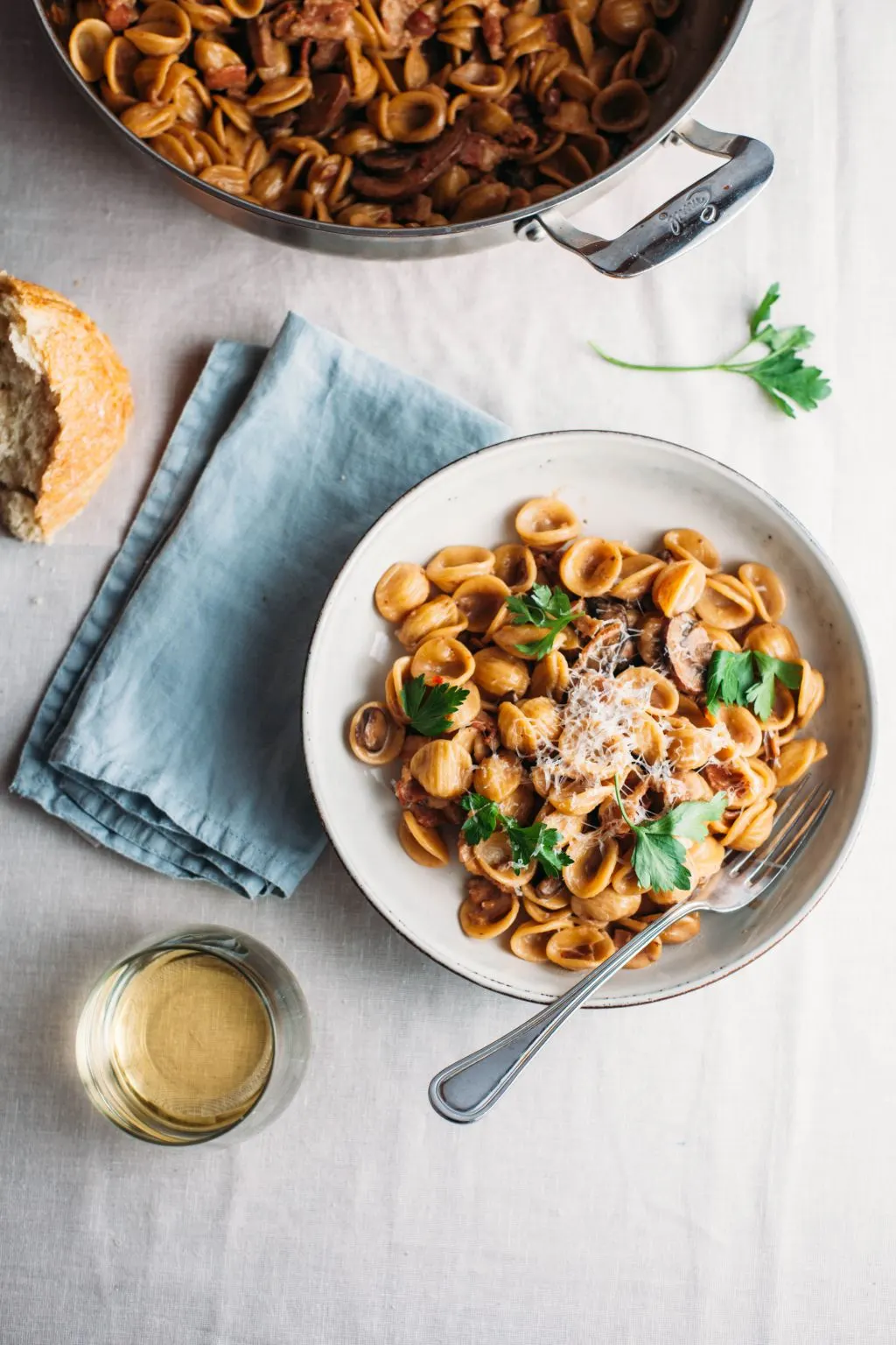 Miso Butter and Mushroom Orecchiette - Tastemaker Blog