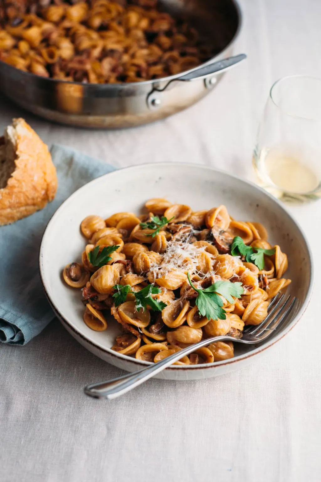 Miso Butter and Mushroom Orecchiette - Tastemaker Blog