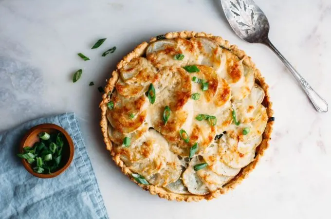 Potato, Kale, and Gruyere Tart - Tastemaker Blog