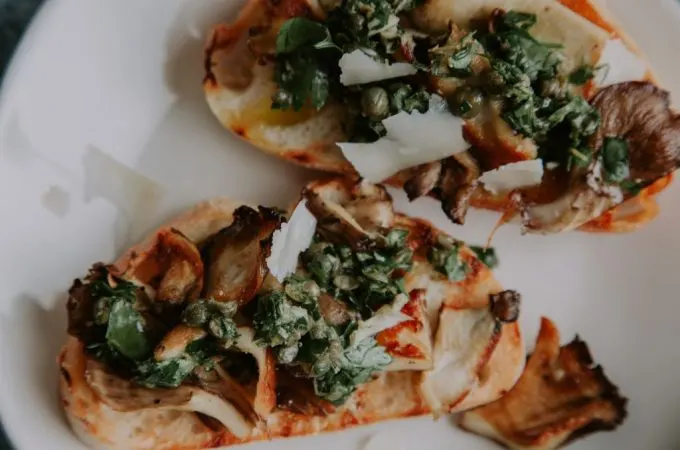 Maitake Mushroom Toast with Gremolata - Tastemaker Blog