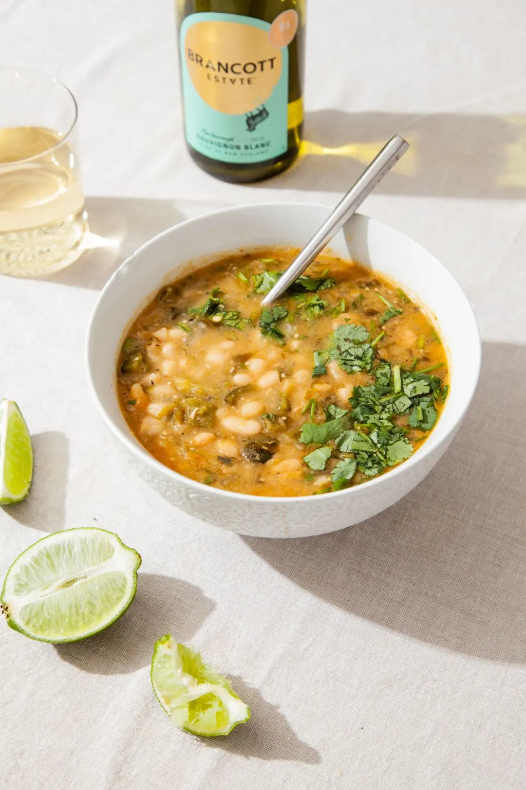 Creamy Vegetarian White Bean Chili- Tastemaker Blog