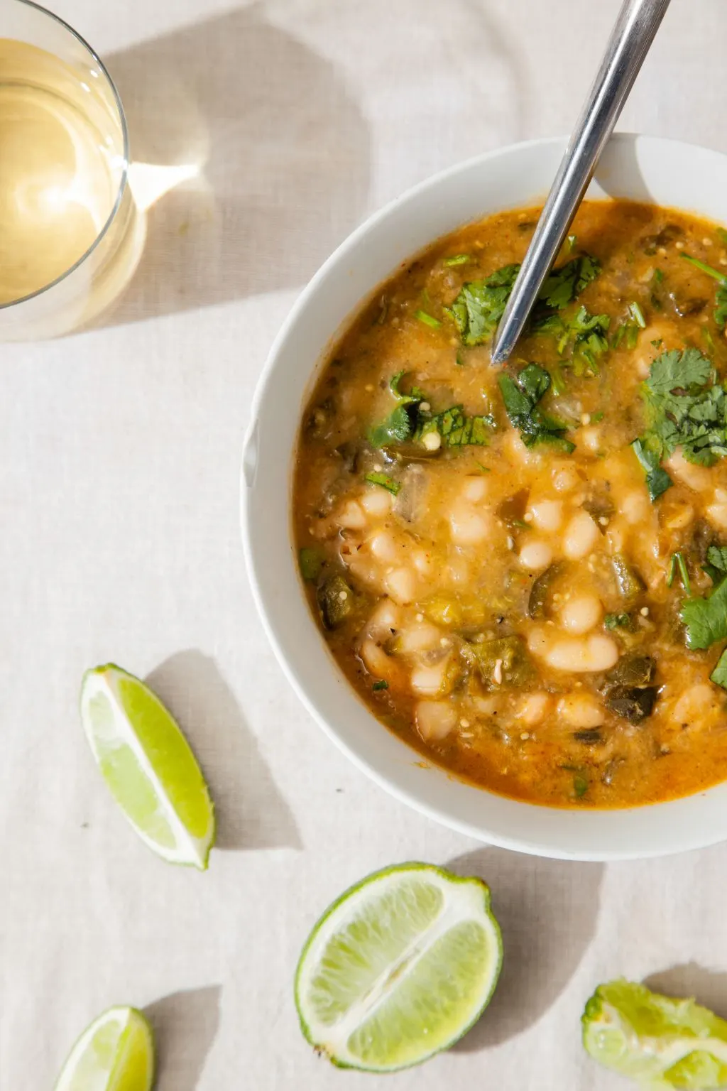 Creamy Vegetarian White Bean Chili- Tastemaker Blog
