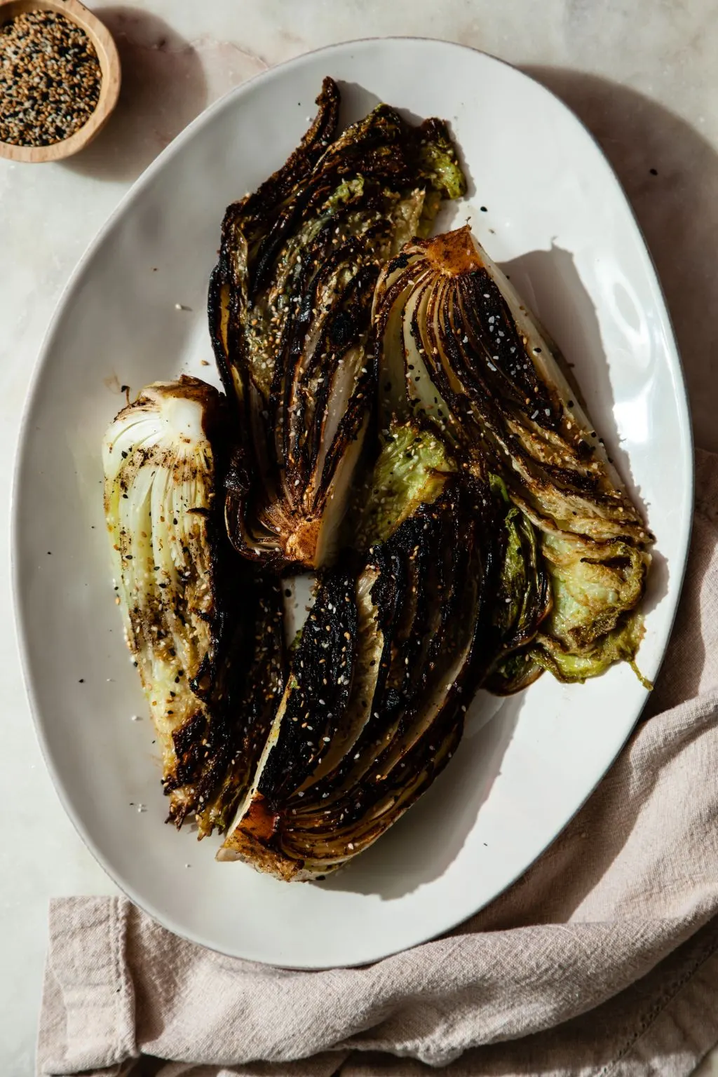 Blackened Cabbage with Miso Butter - Tastemaker Blog