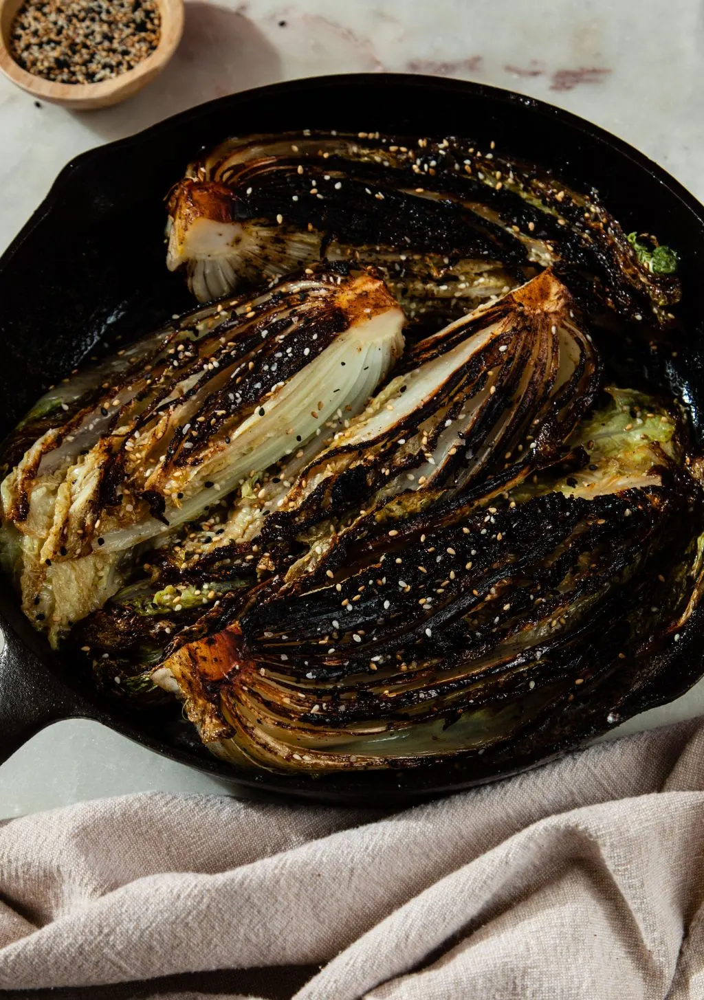 Blackened Cabbage with Miso Butter - Tastemaker Blog